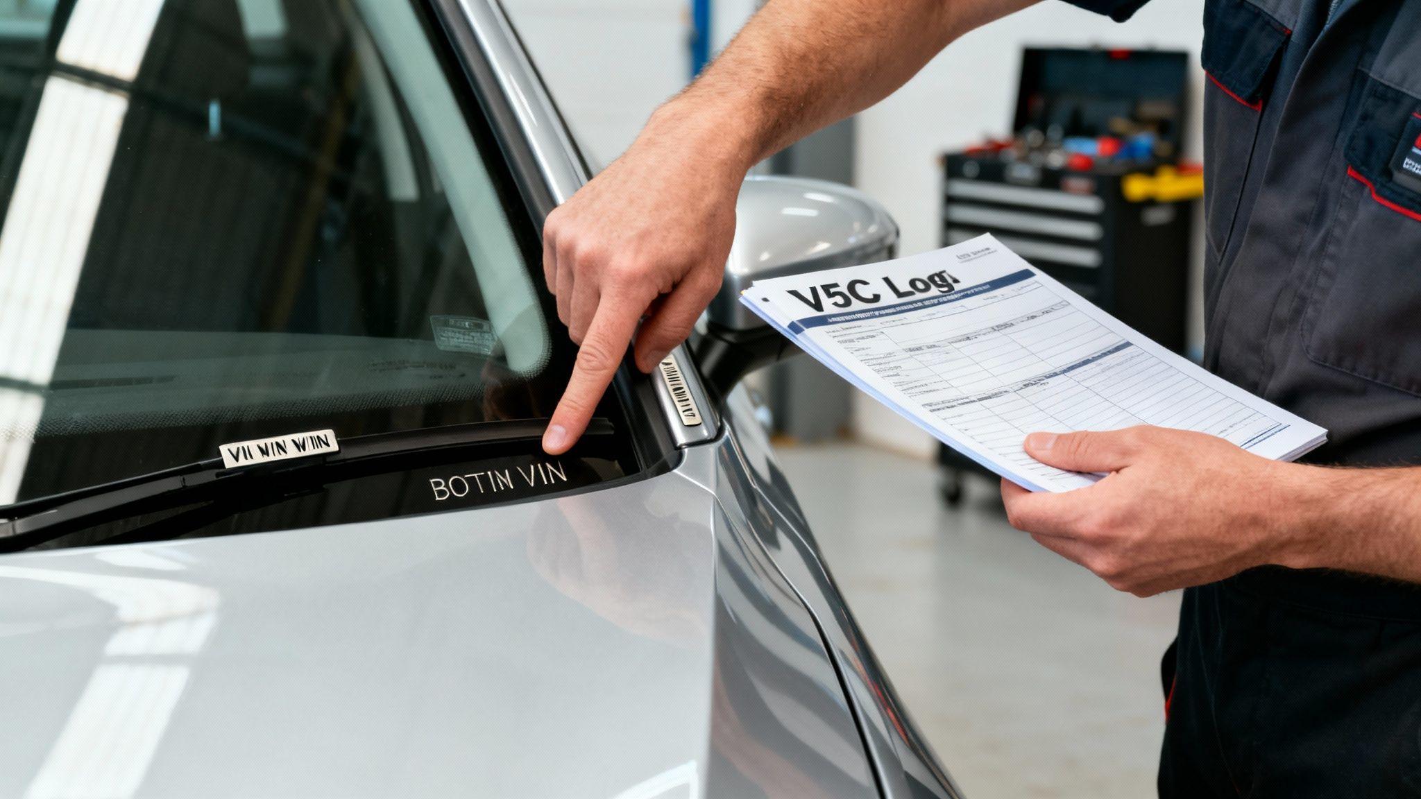 Where Is The VIN Number A UK Motor Trade Location Guide