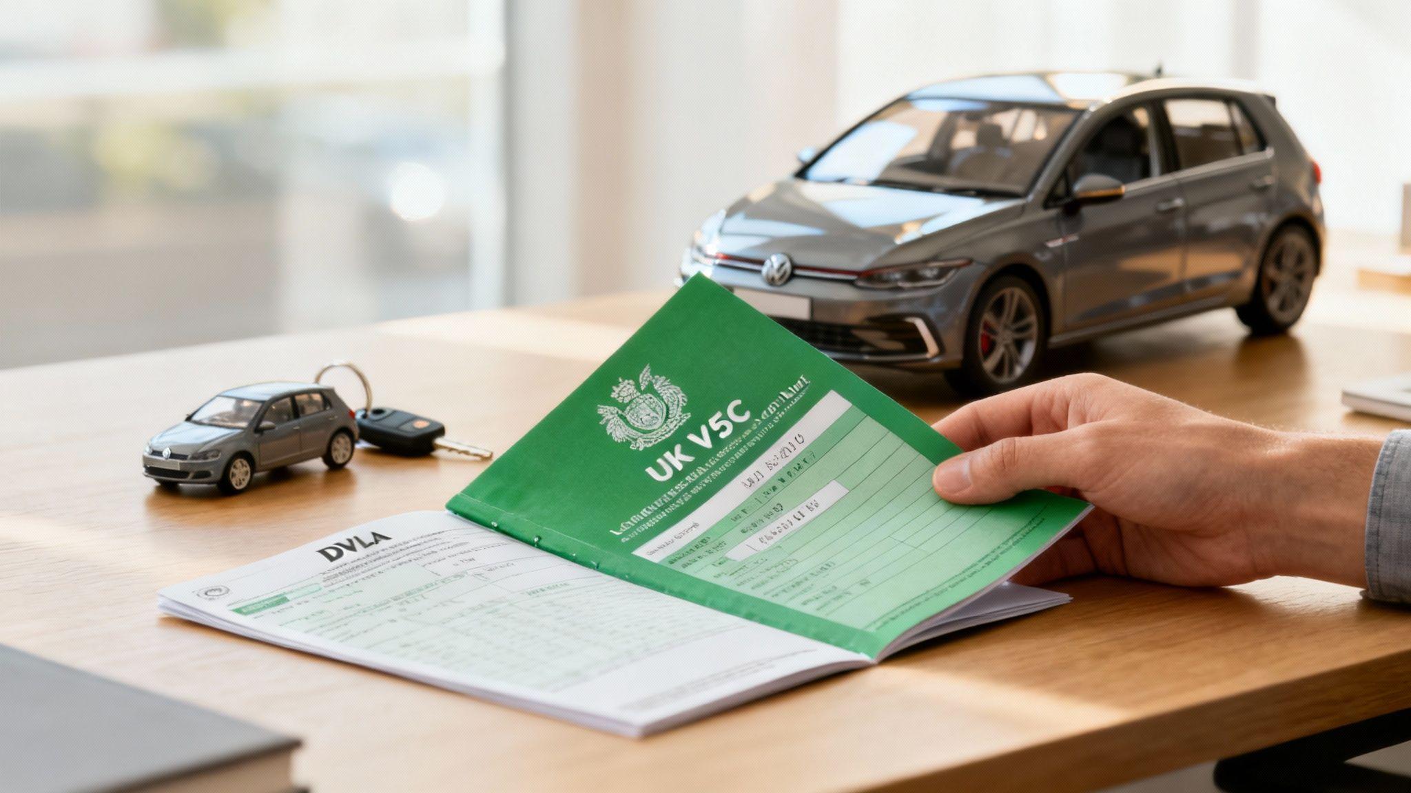 What is a V5C Document: A Quick UK Log Book Guide