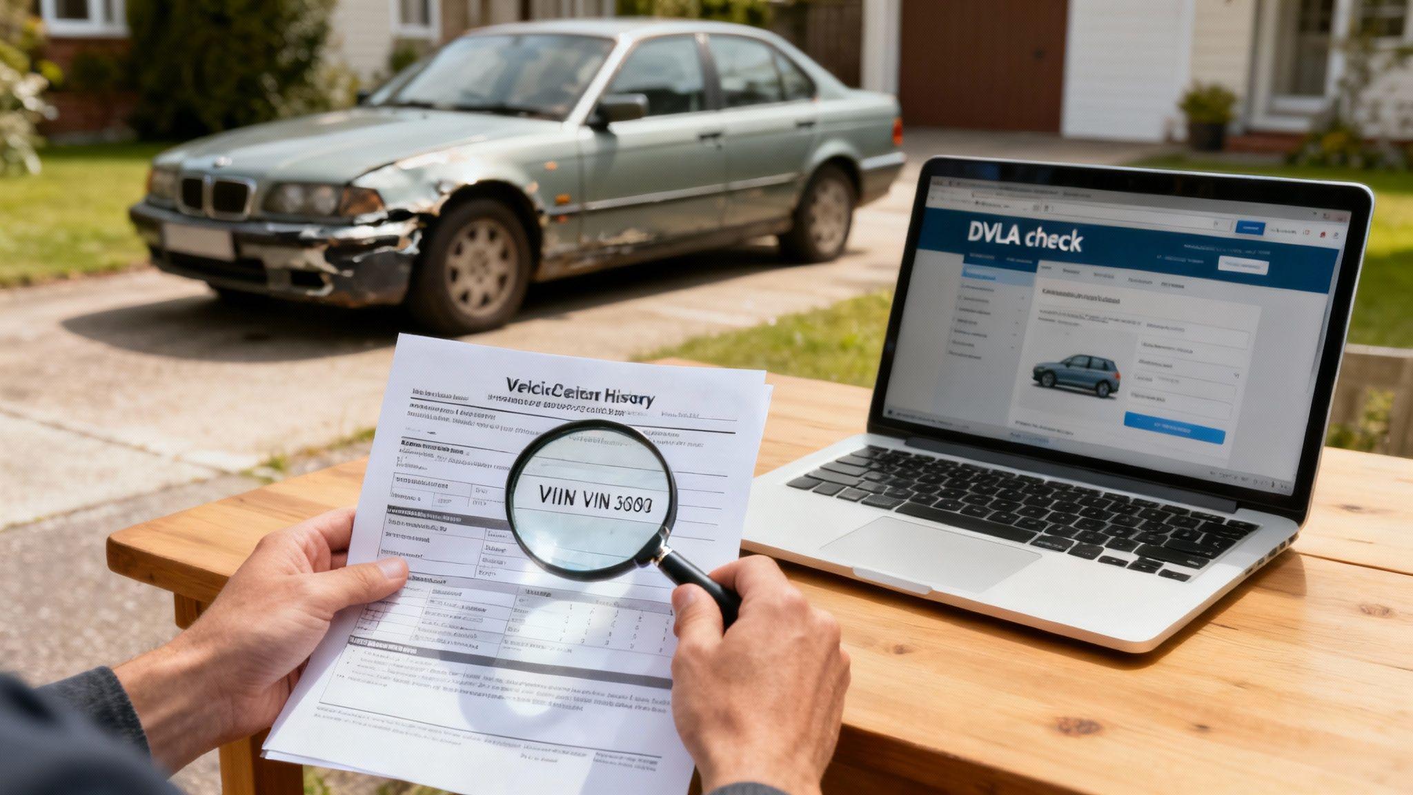 How to check if a car is a write-off